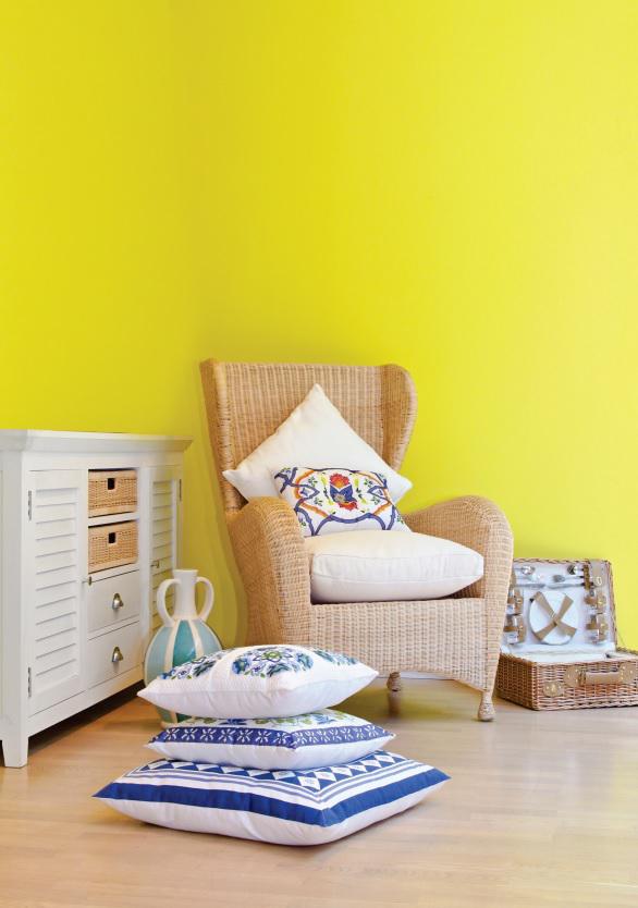 Màu vàng trong thiết kế